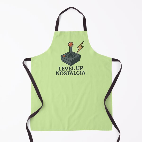 Item preview, Level Up Nostalgia – Retro Joystick Badge designed and sold by MarCinu Art.