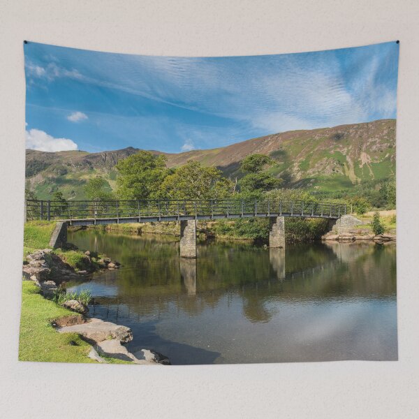 Item preview, River Derwent Foot Bridge, Borrowdale, Lake District designed and sold by David Patterson.