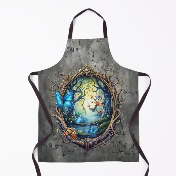 Item preview, The Enchanted Mirror – Gateway of Butterflies designed and sold by MysticOzzy.