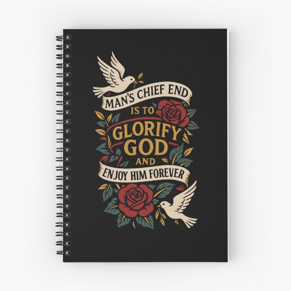 Item preview, MAN'S CHIEF END IS TO GLORIFY GOD AND ENJOY HIM FOREVER designed and sold by Glory After Tears.