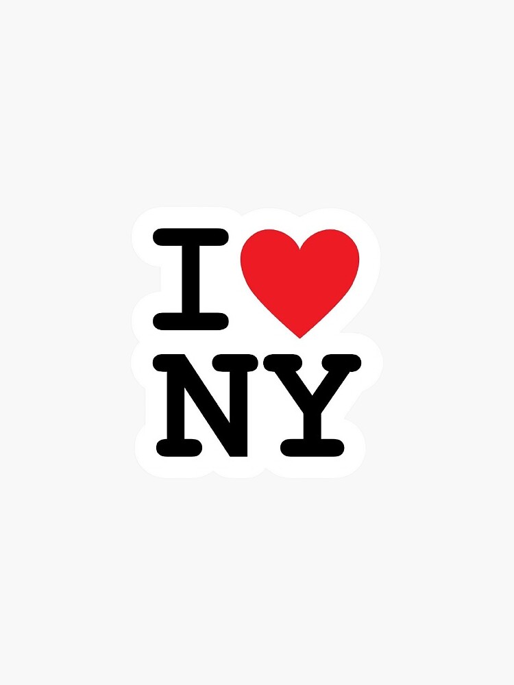 I Love New York Sticker