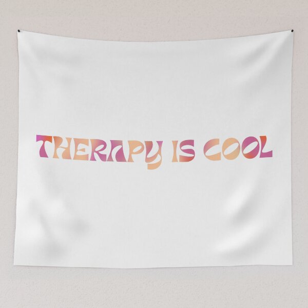 Item preview, Therapy is cool (white background) designed and sold by kxram.