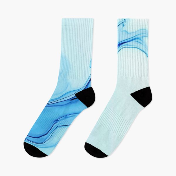 Item preview, Ethereal Blue Liquid Art Swirls designed and sold by Health And Fitness Posts e-Store.