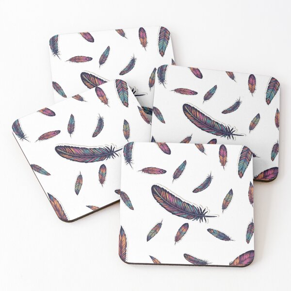 Item preview, Colorful Boho Feathers Pattern – Hand-Drawn Bohemian Design designed and sold by CheriTanya.
