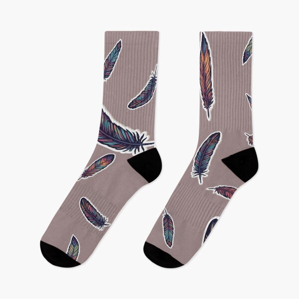 Item preview, Colorful Boho Feathers Pattern – Hand-Drawn Bohemian Design designed and sold by CheriTanya.