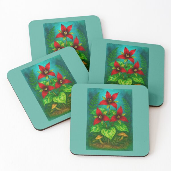 Item preview, Woodland Trillium Reverie designed and sold by Black Iris Emporium .