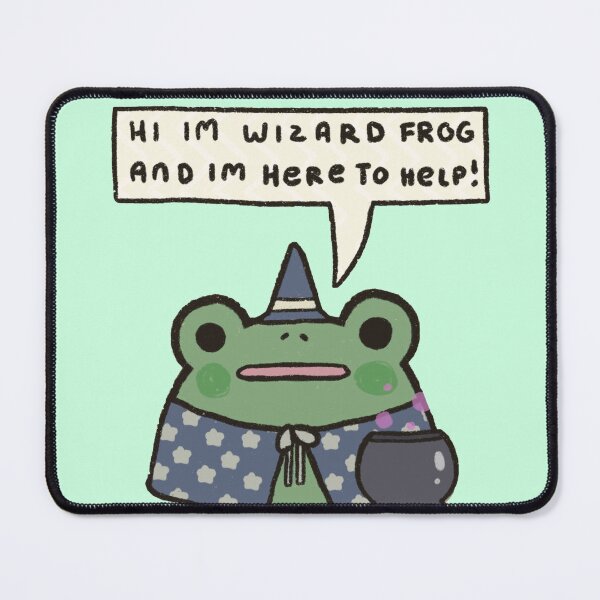 Item preview, Wizard Frog – Magical Helper designed and sold by Heavenly-Cloudz.