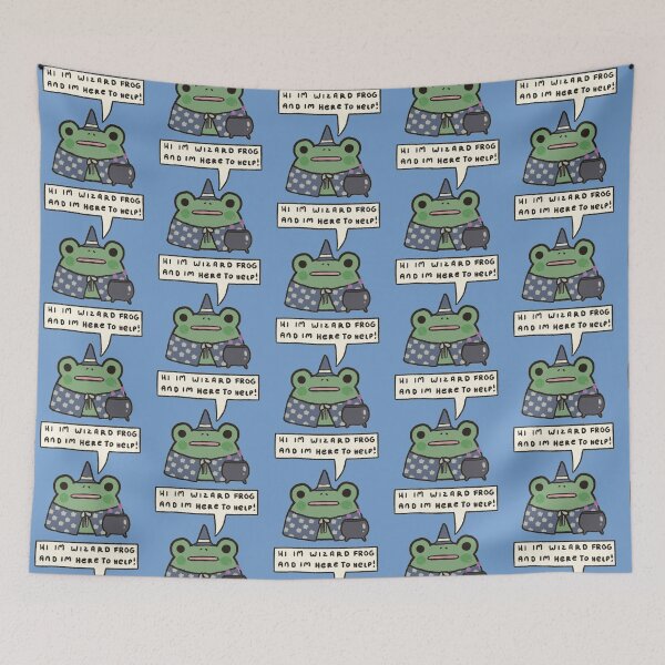 Item preview, Wizard Frog – Magical Helper designed and sold by Heavenly-Cloudz.