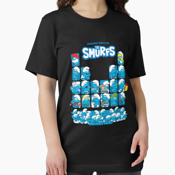 Item preview, The Smurfs Periodic Table And Many More! Retro Chest Logo designed and sold by FifthSun.