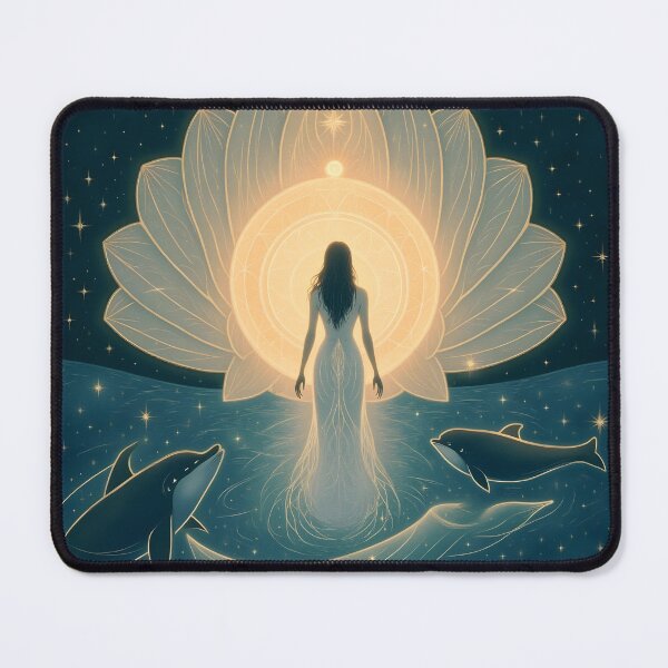 Item preview, Sea Lotus Goddess – Ocean Lotus Goddess Ocean Lotus Goddess – Sacred Awakening designed and sold by 	aluzia.design.