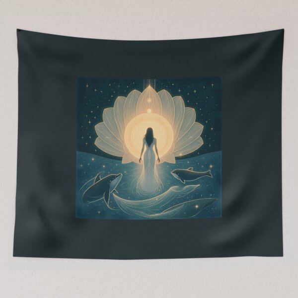 Item preview, Sea Lotus Goddess – Ocean Lotus Goddess Ocean Lotus Goddess – Sacred Awakening designed and sold by 	aluzia.design.