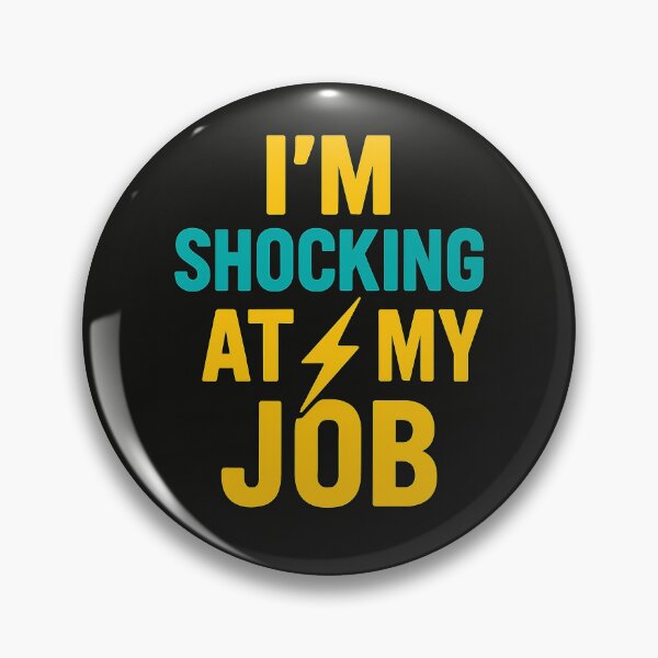 Item preview, Funny Electrician Quote | “I’m Shocking at My Job” | Gift for Electricians designed and sold by -TRAZZA-.