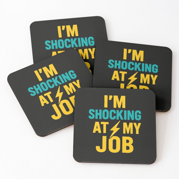 Item preview, Funny Electrician Quote | “I’m Shocking at My Job” | Gift for Electricians designed and sold by -TRAZZA-.
