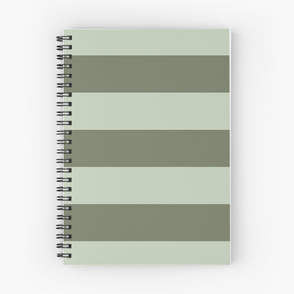 Item preview, Sage Green Moss Green Wide Horizontal Stripes designed and sold by Feeling Artsy.