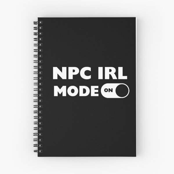 Item preview, NPC In Real Life  – Funny Introvert Idle Gamer Meme designed and sold by Freedesign-home.