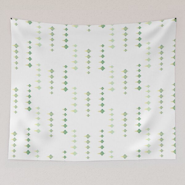 Item preview, Green Crystals, Yellow Green Diamond Mirror Effect Beads Print designed and sold by Art Shimmers.