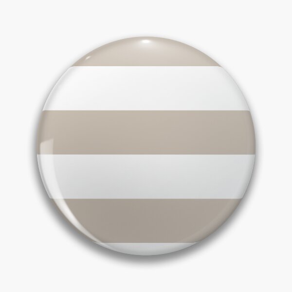 Item preview, Beige Tan White Wide Horizontal Stripes designed and sold by Feeling Artsy.