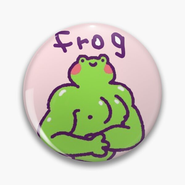 Item preview, Strong Buff Frog – Frog Power! designed and sold by Heavenly-Cloudz.
