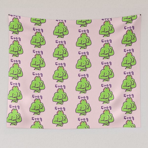 Item preview, Strong Buff Frog – Frog Power! designed and sold by Heavenly-Cloudz.
