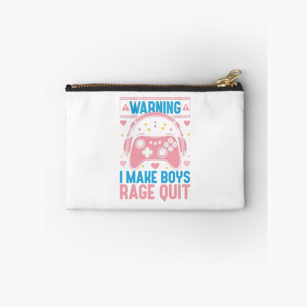 Item preview, Warning I make boys rage quit gamer girl designed and sold by CleanDecor.