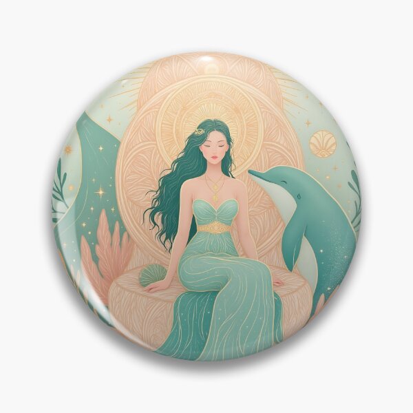 Item preview, Aluzia Goddess of the Sea – Ocean Seated Goddess designed and sold by 	aluzia.design.