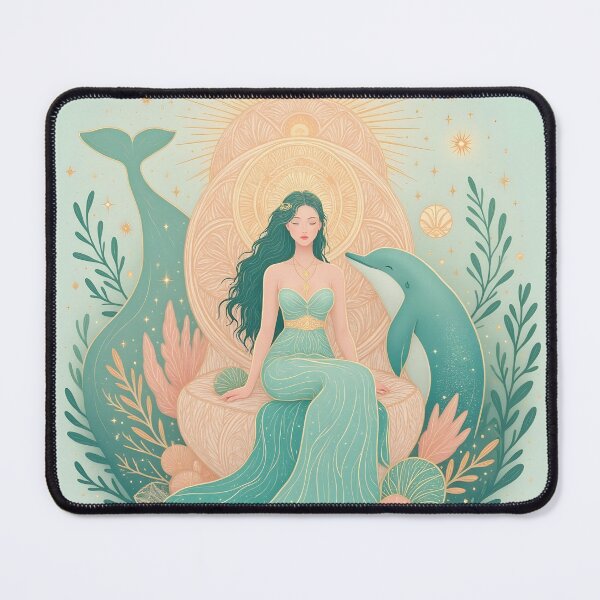 Item preview, Aluzia Goddess of the Sea – Ocean Seated Goddess designed and sold by aluzia.design.