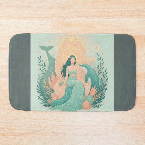 Item preview, Aluzia Goddess of the Sea – Ocean Seated Goddess designed and sold by 	aluzia.design.