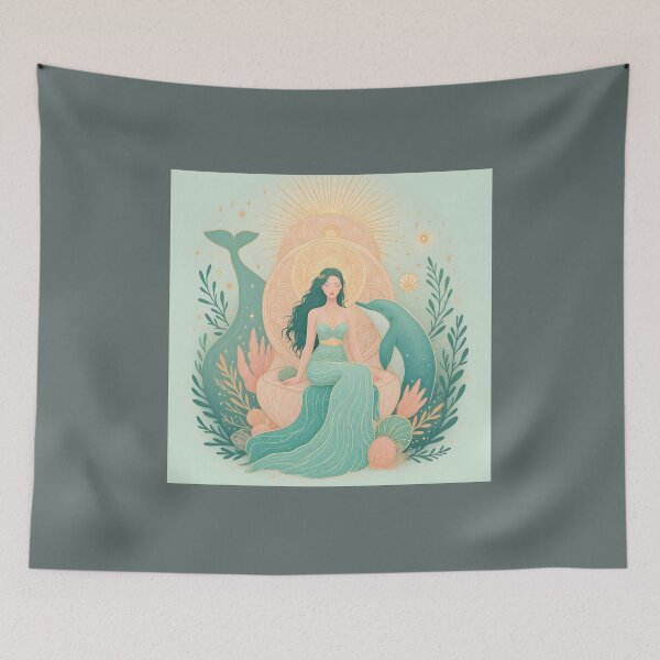 Item preview, Aluzia Goddess of the Sea – Ocean Seated Goddess designed and sold by 	aluzia.design.