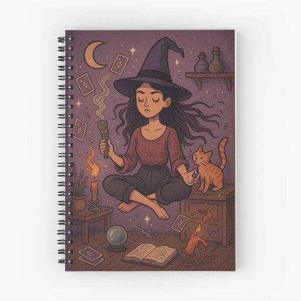 Item preview, Manifestations & Malfunctions – Levitating Girl Illustration designed and sold by WitchPrint.