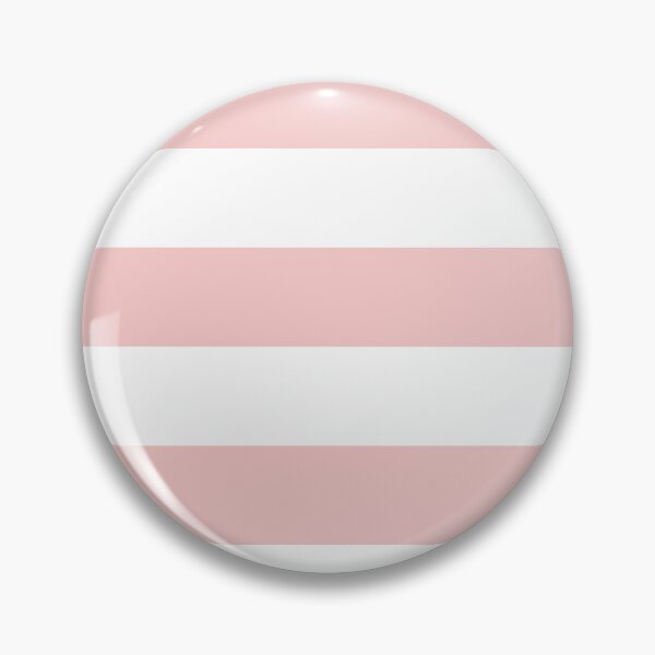 Item preview, Baby Pink White Wide Horizontal Stripes designed and sold by Feeling Artsy.