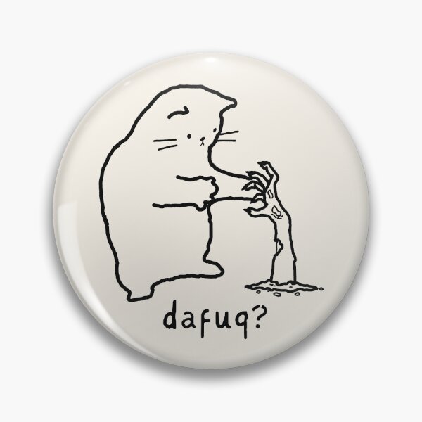 Item preview, Dafuq? Cat and zombie hand  designed and sold by FatBirdie.