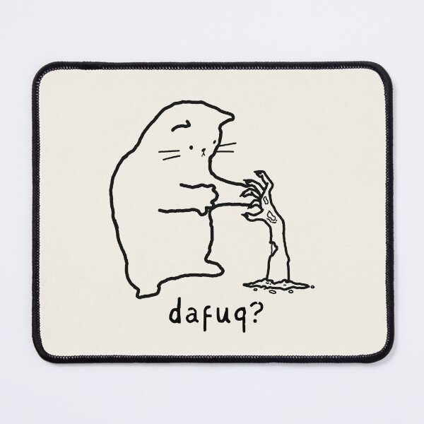 Item preview, Dafuq? Cat and zombie hand designed and sold by FatBirdie.