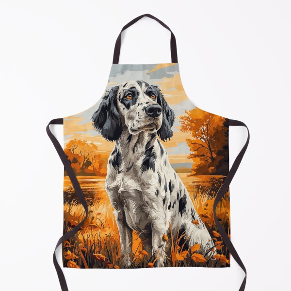 Item preview, English Setter Portrait in Autumn Landscape designed and sold by PetsArt.