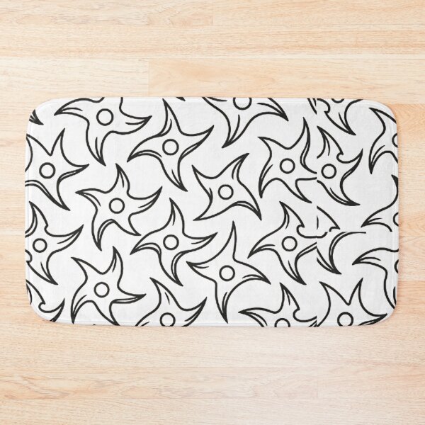 Item preview, Shuriken Pattern Ninja Star Design designed and sold by Vortex shop.