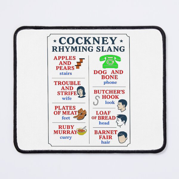 Item preview, Cockney rhyming slang designed and sold by kingof.