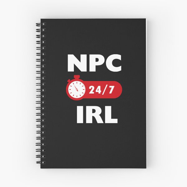 Item preview, NPC IRL 24/7 – Funny Introvert Idle Gamer Meme designed and sold by Freedesign-home.