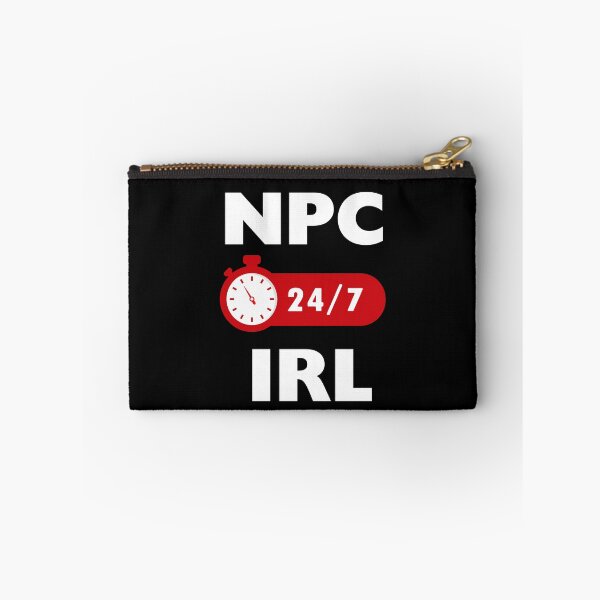 Item preview, NPC IRL 24/7 – Funny Introvert Idle Gamer Meme designed and sold by Freedesign-home.