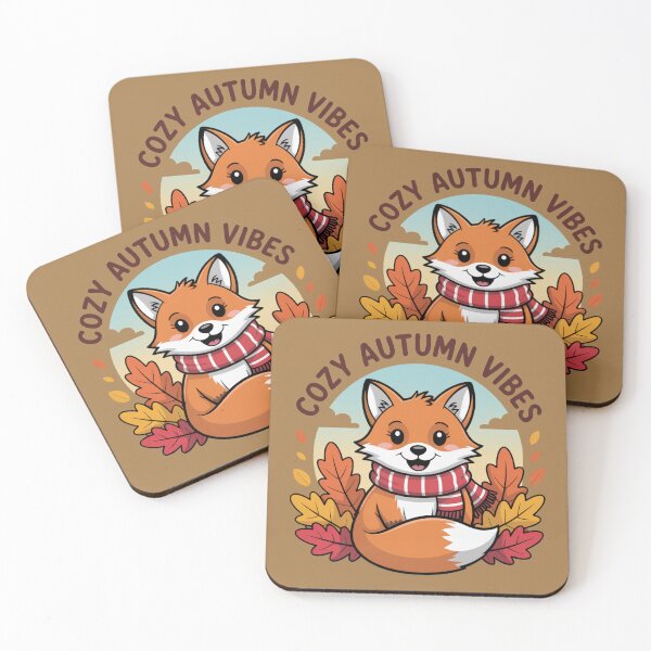 Item preview, Cartoon Fall Fox designed and sold by HowMonkeyShop.