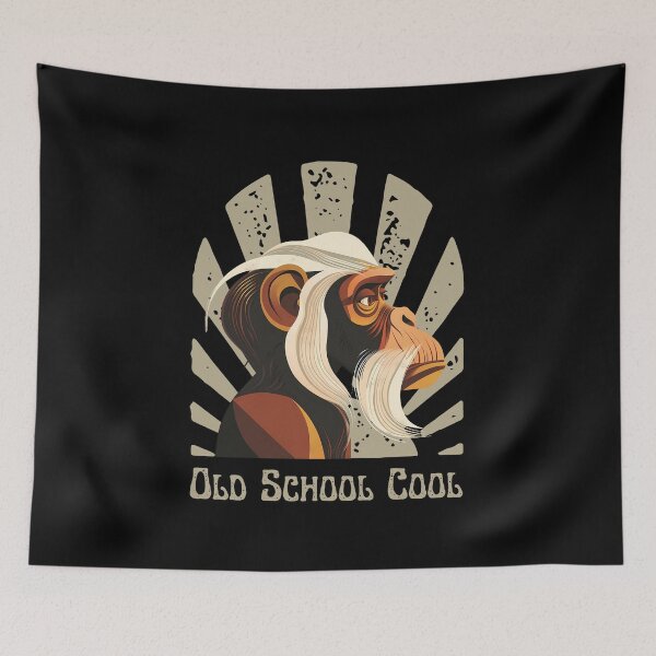 Item preview, Retro Primate Old School Cool designed and sold by NatureStyle555.