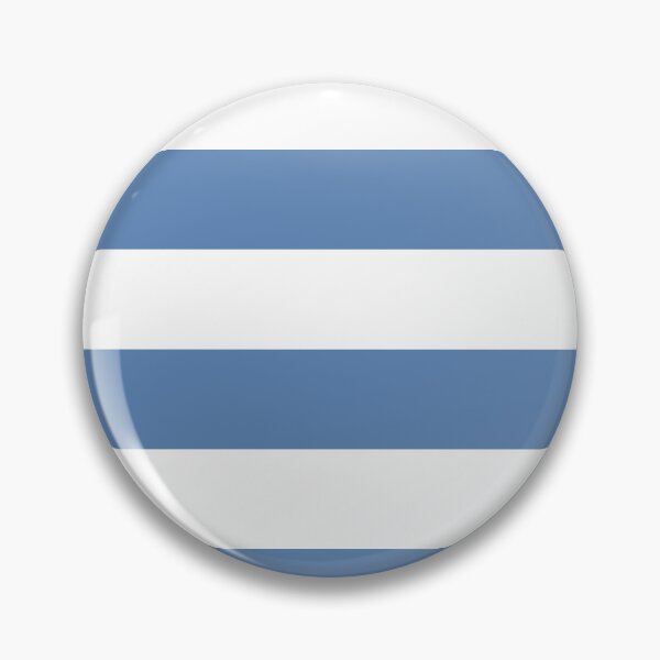 Item preview, Pacific Blue White Wide Horizontal Stripes designed and sold by Feeling Artsy.