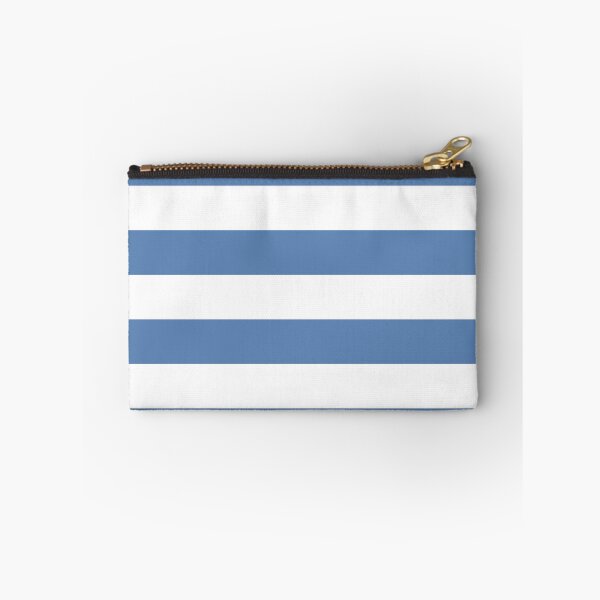 Artikelvorschau, Pacific Blue White Breite horizontale Streifen entworfen und verkauft von Feeling Artsy.