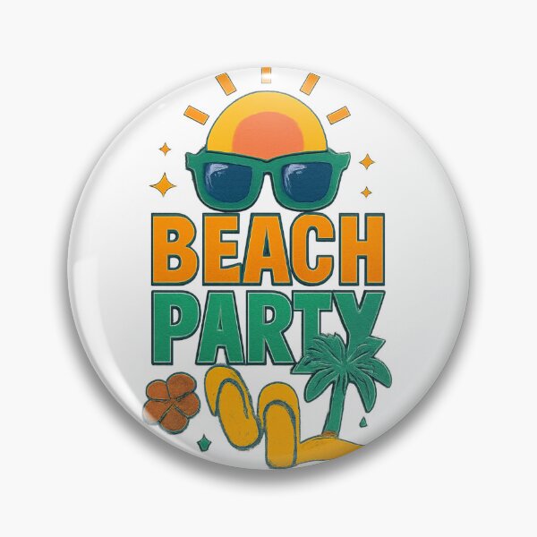 Item preview, Sunny illustration of a beach party designed and sold by Fly-with-my.