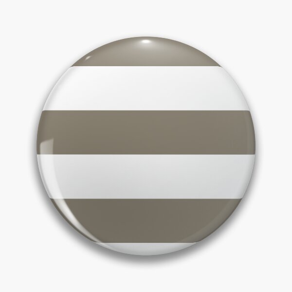 Item preview, Stone Brown White Wide Horizontal Stripes designed and sold by Feeling Artsy.