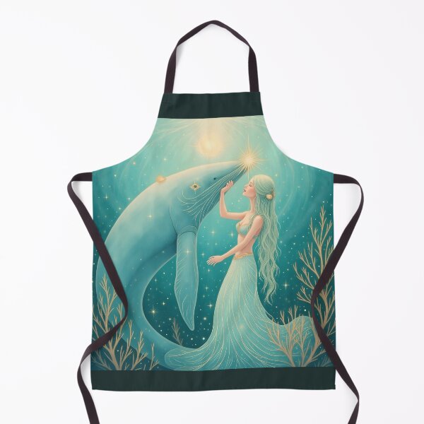 Item preview, The Goddess and Her Sacred Whale Friend designed and sold by 	aluzia.design.