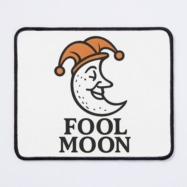 Item preview, “Fool Moon” – Playful Moon with Jester Hat, Funny Graphic designed and sold by Moon--ink.