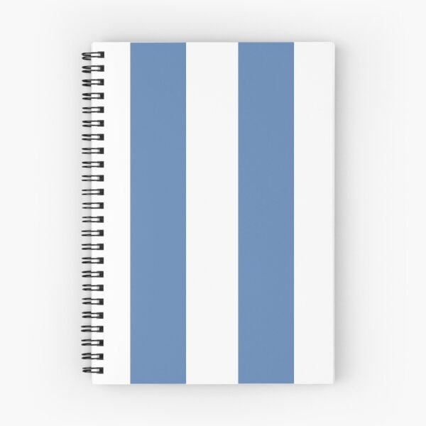 Item preview, Pacific Blue White Wide Vertical Stripes designed and sold by Feeling Artsy.