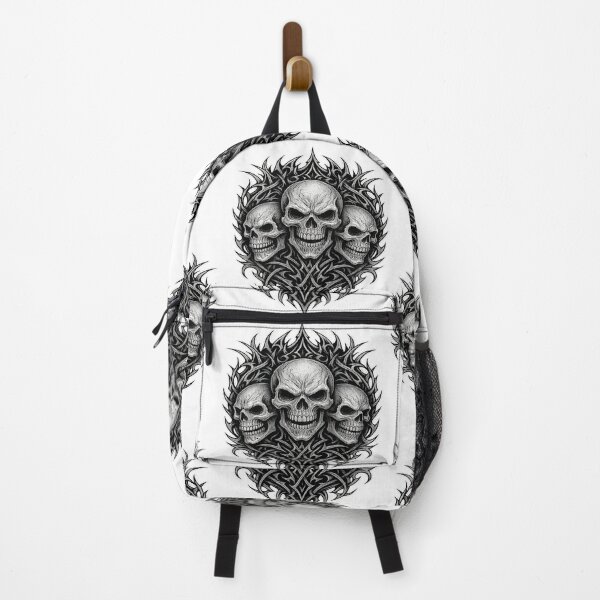 Item preview, "Sinister Skulls Tribal Embrace" designed and sold by Sinister prints.
