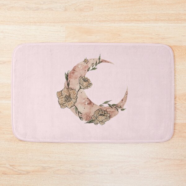 Item preview, Floral Crescent Moon – Celestial Botanical Art designed and sold by Heavenly-Cloudz.