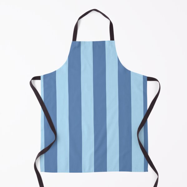Item preview, Baby Blue and Pacific Blue Wide Vertical Stripes designed and sold by Feeling Artsy.
