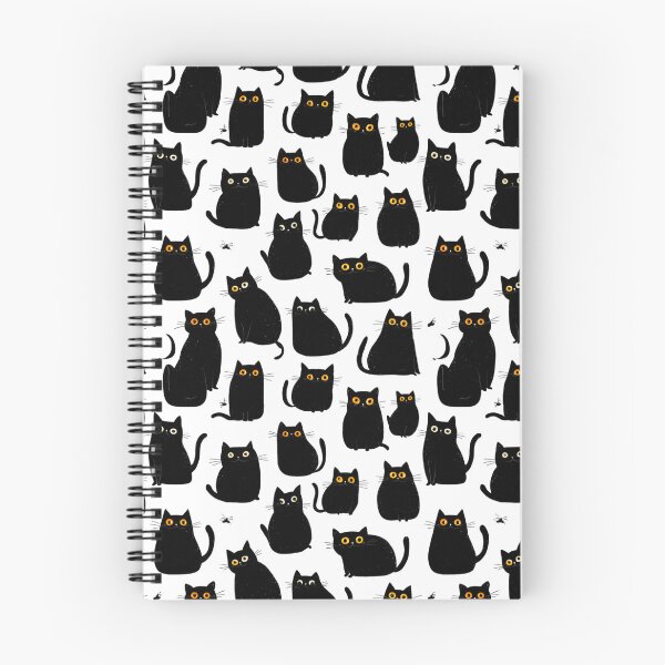 Item preview, Cute black weird kitties designed and sold by filigreedigital.